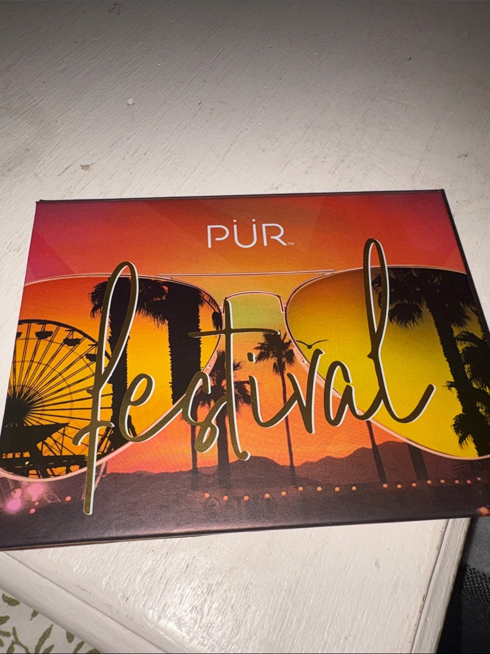 Pür Minerals Festival Eyeshadow Palette - Orange, Pink, Yellow NWOT